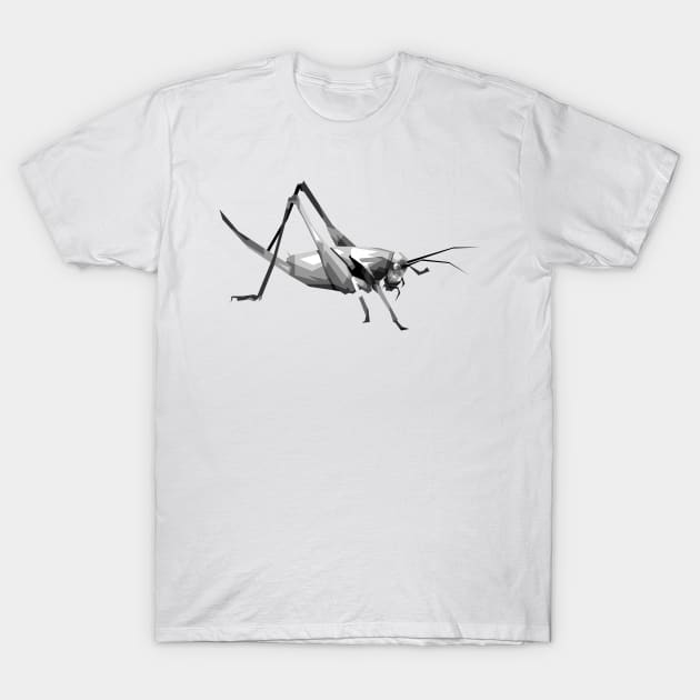 grayscale grasshopper T-Shirt by Rizkydwi